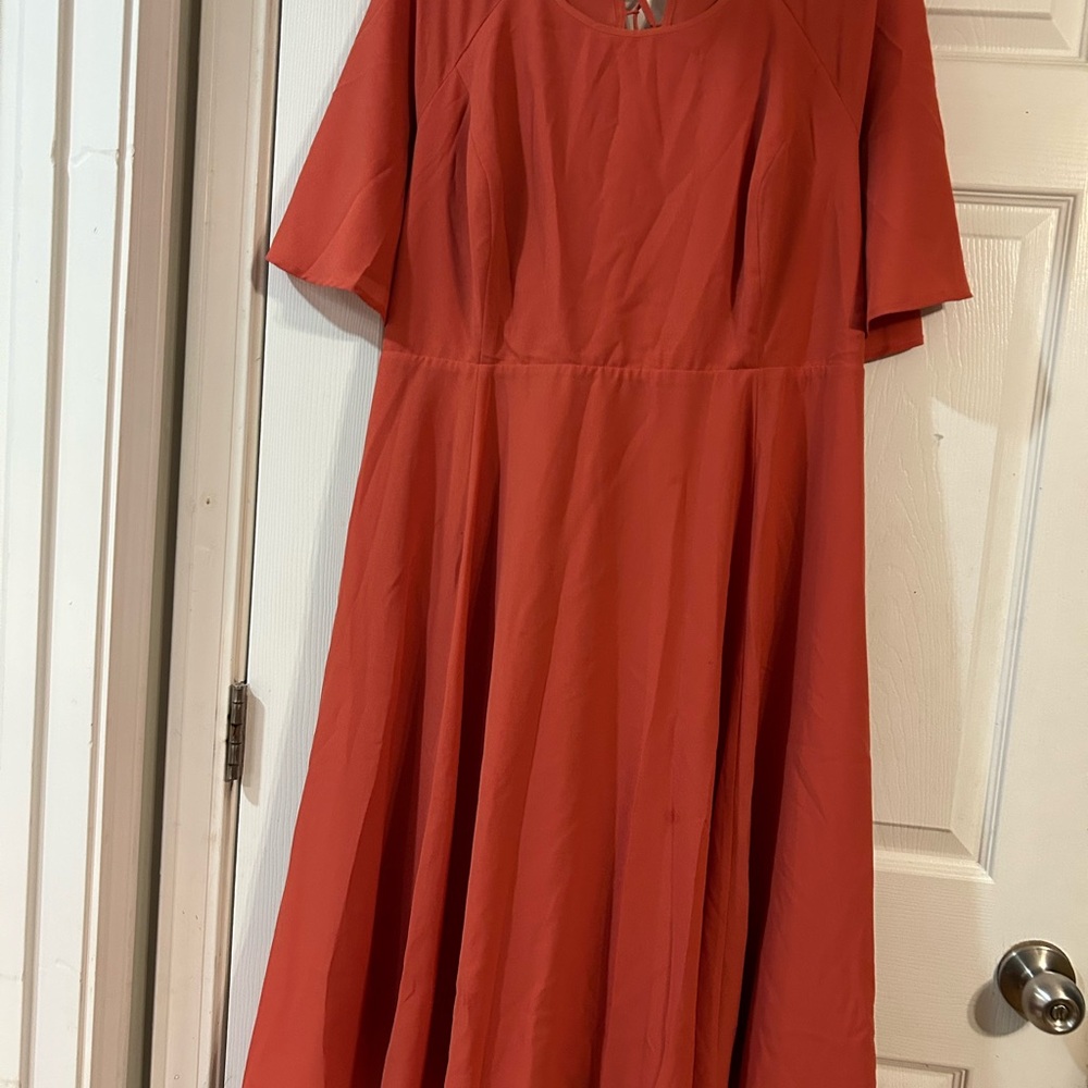 Torrid burnt orange women’s dress